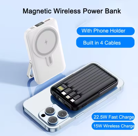 PD 22.5W Fast Charging Power Bank 20000mAh Magnetic Wireless Charger